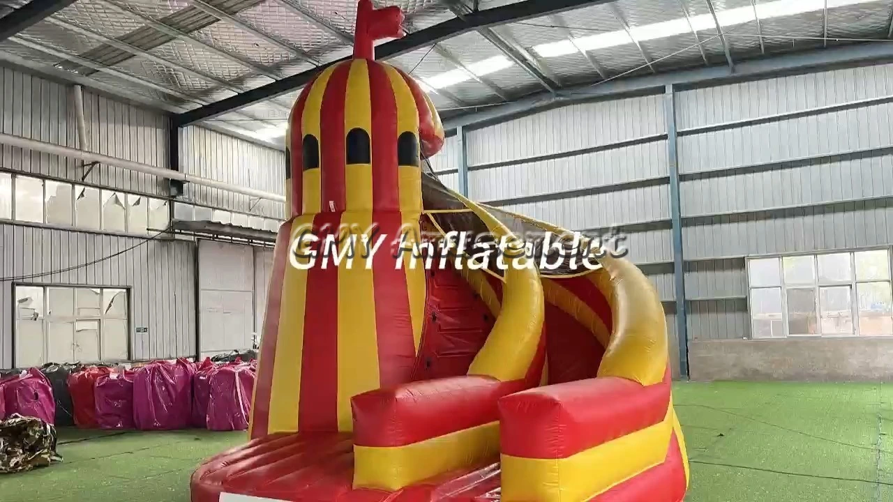 Sprzedaż bezpośrednia z fabryki, zjeżdżalnia Helter Skelter, komercyjny nadmuchiwany domek zjeżdżalni GMY 1