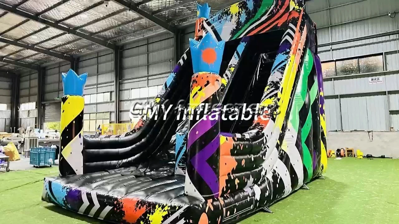 Zjeżdżalnia zewnętrzna 20 stóp, komercyjna, dmuchana zjeżdżalnia na sprzedaż GMY Inflatables 1