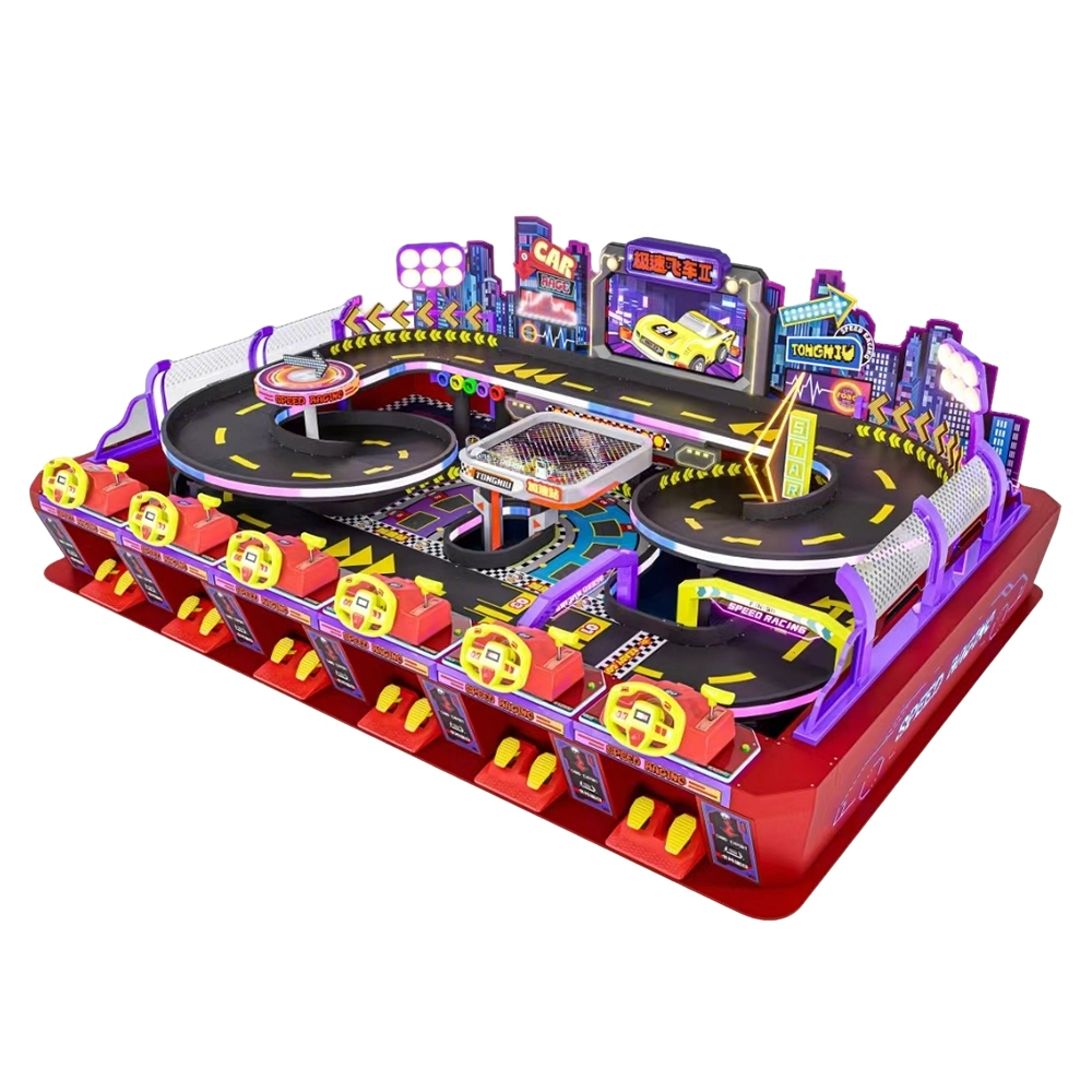 Детский скоростной гоночный автомобиль с дистанционным управлением и рулём II 1