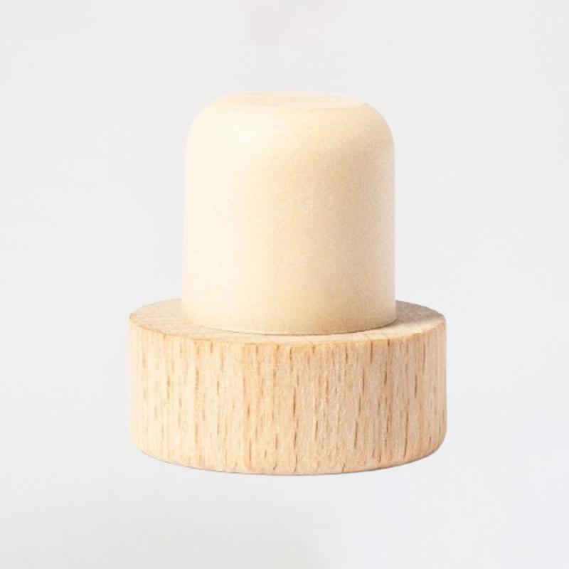 Wooden Cap Synthetic Natural T Shaped Cork Stopper for Glass Bottle 1