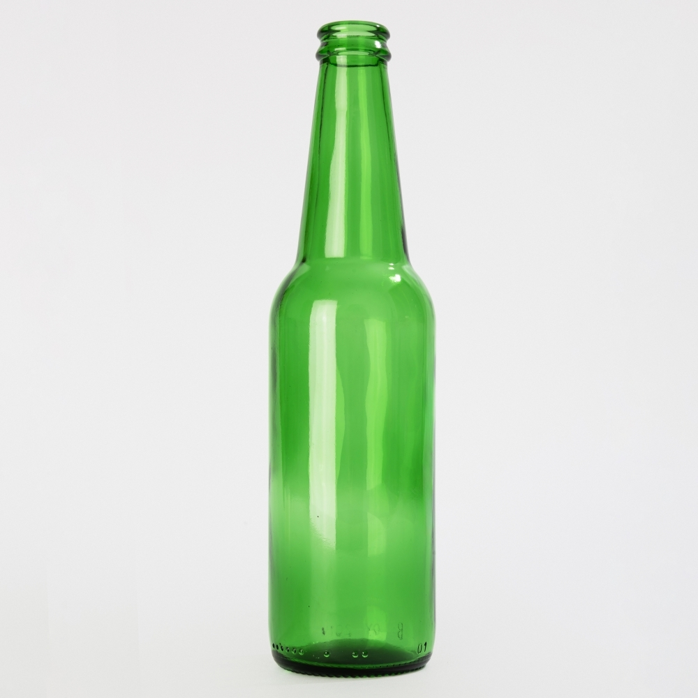Ampolla de cervesa de vidre verd de 330 ml de Esmeralda 1