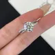Modern Lab Created Diamond Solitaire Engagement Ring Company 3