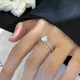 Modern Lab Created Diamond Solitaire Engagement Ring Company 5