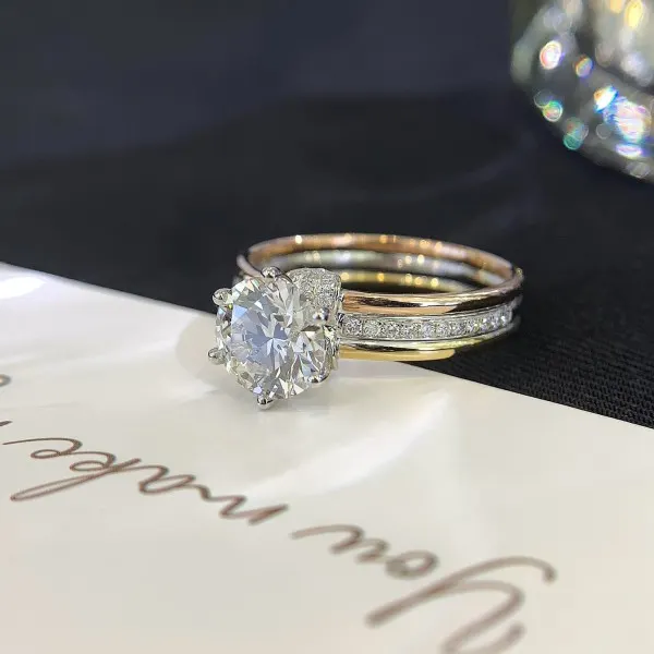 Oem & Odm Lab Grown Solitaire Diamond Ring Best Factory Price 2