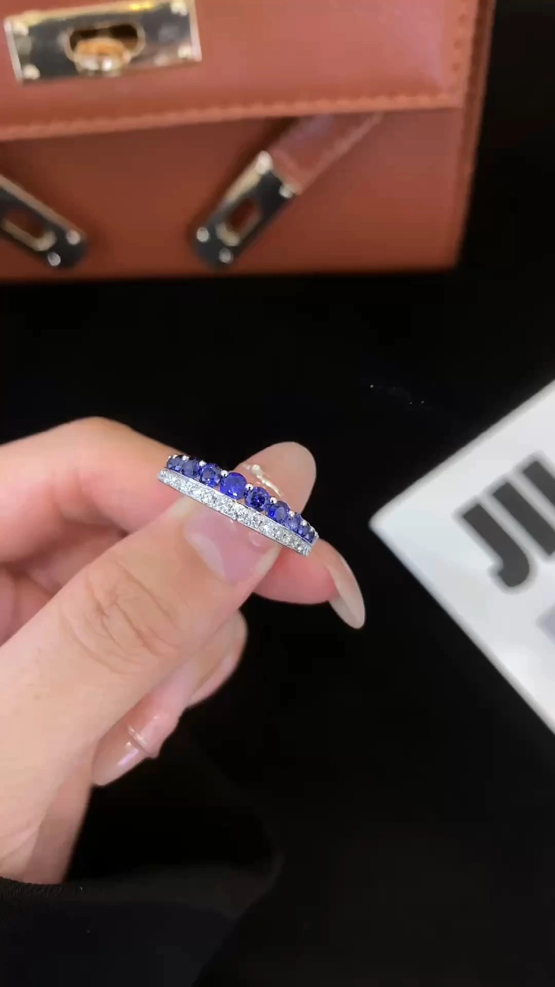 ブルーサファイアリング 9k/14k/18k 合成サファイアリング クラシック レディース 婚約指輪 結婚指輪 高級ジュエリー ギフト 1