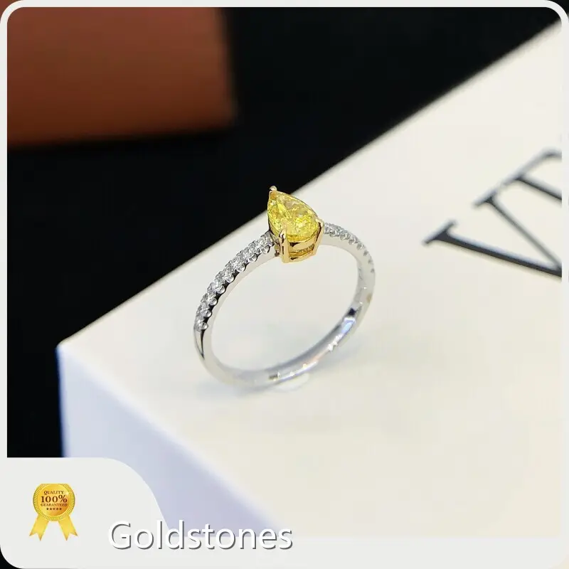 Goldstones Lab Created Diamond Solitaire Ring Highly Rated 1