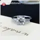 Goldstones Lab Created 3 Stone Diamond Ring Luxury 1