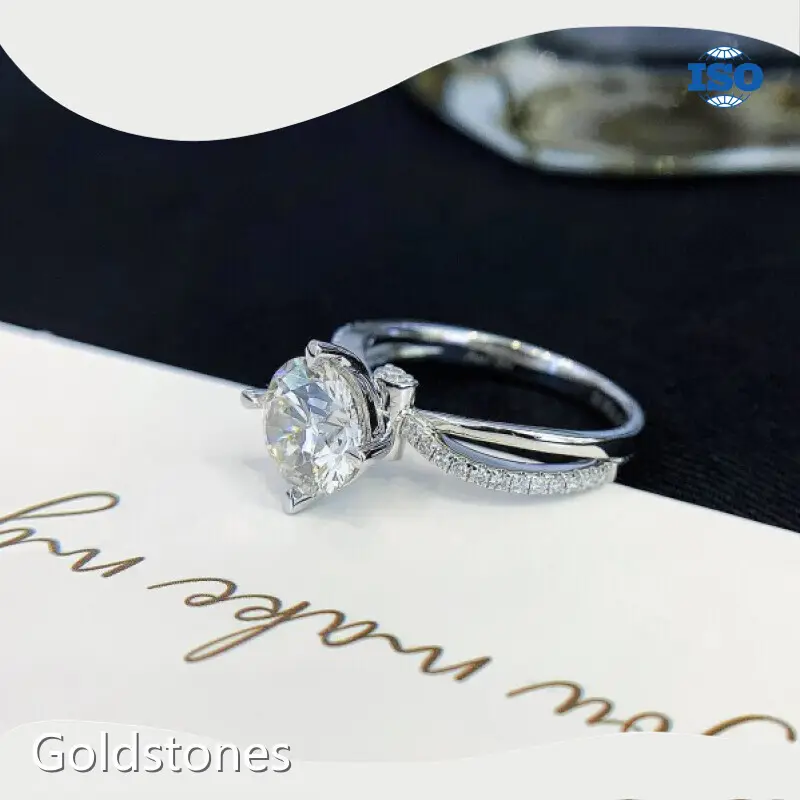 Lab Diamond Lab Created Diamond Solitaire Ring Factory 1