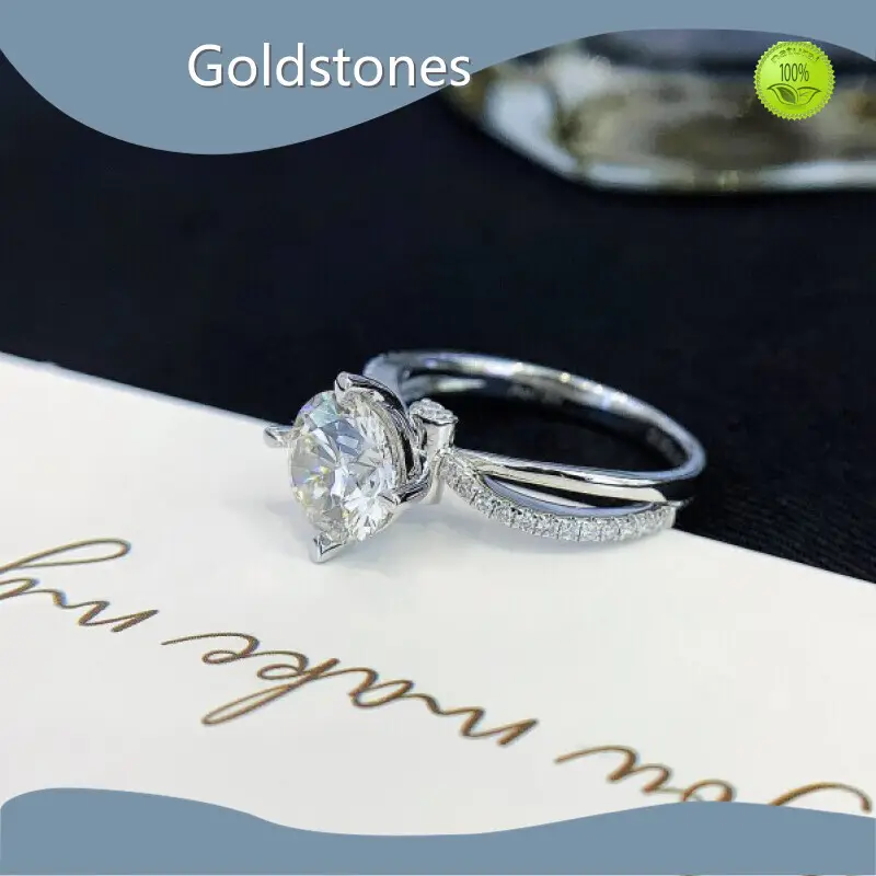For Wholesale Lab Created Diamond Solitaire Engagement Ring by Goldstones 1