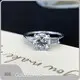 Engagement Ring Lab Grown Diamond Three Stone Ring Manufacturing 1