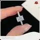 Goldstones Lab Created Diamond Halo Ring Factory Price 1