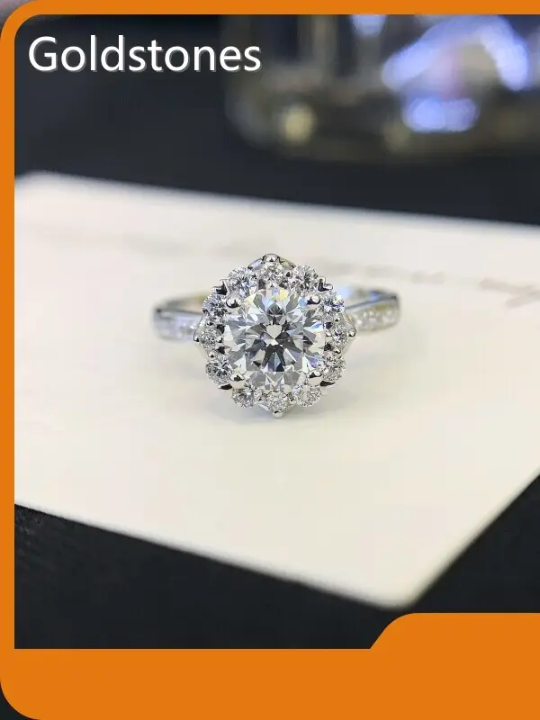 Modern Oval Cut Halo Lab Grown Diamond Engagement Ring Fast Delivery 1