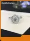 Modern Oval Cut Halo Lab Grown Diamond Engagement Ring Fast Delivery 1