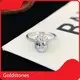 Customized Oval Halo Engagement Rings Lab Created for Wholesale 1