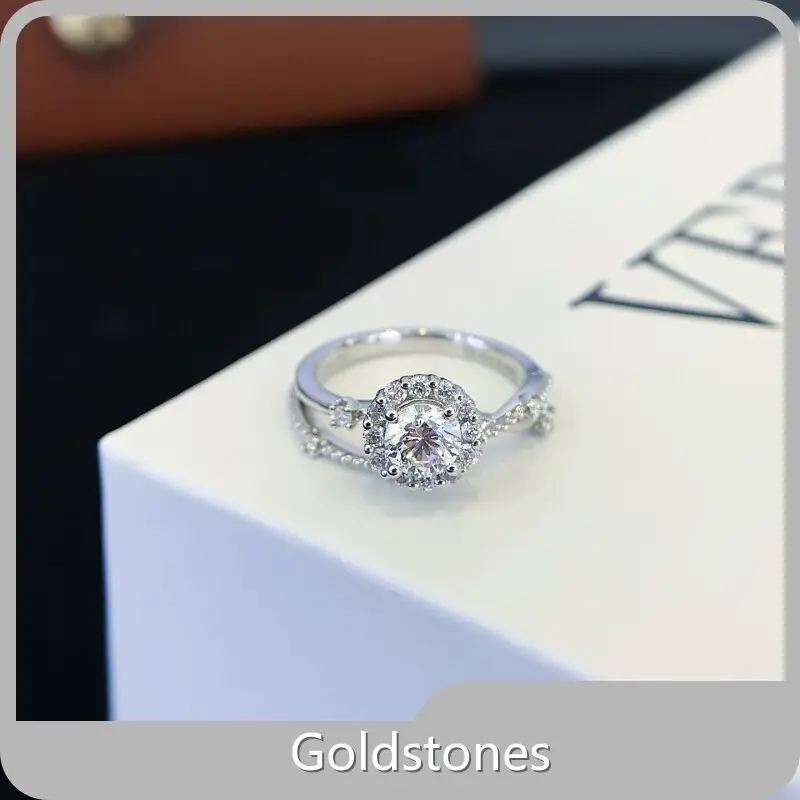 Lab Diamond Oval Halo Engagement Rings Lab Created Company Elegant 1