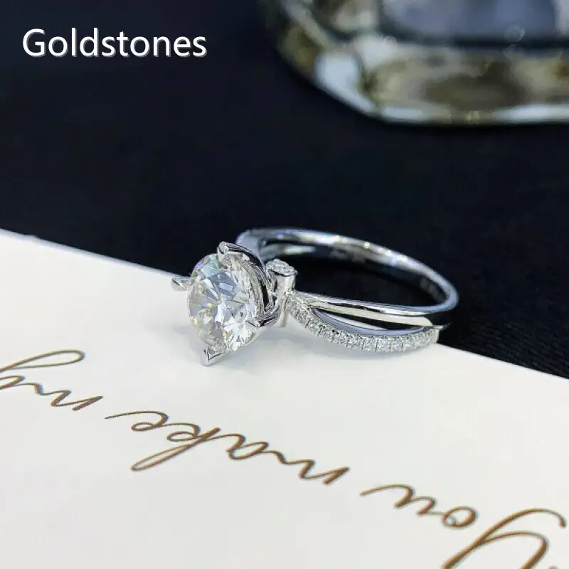 Lab Diamond Solitaire Ring by Goldstones 1