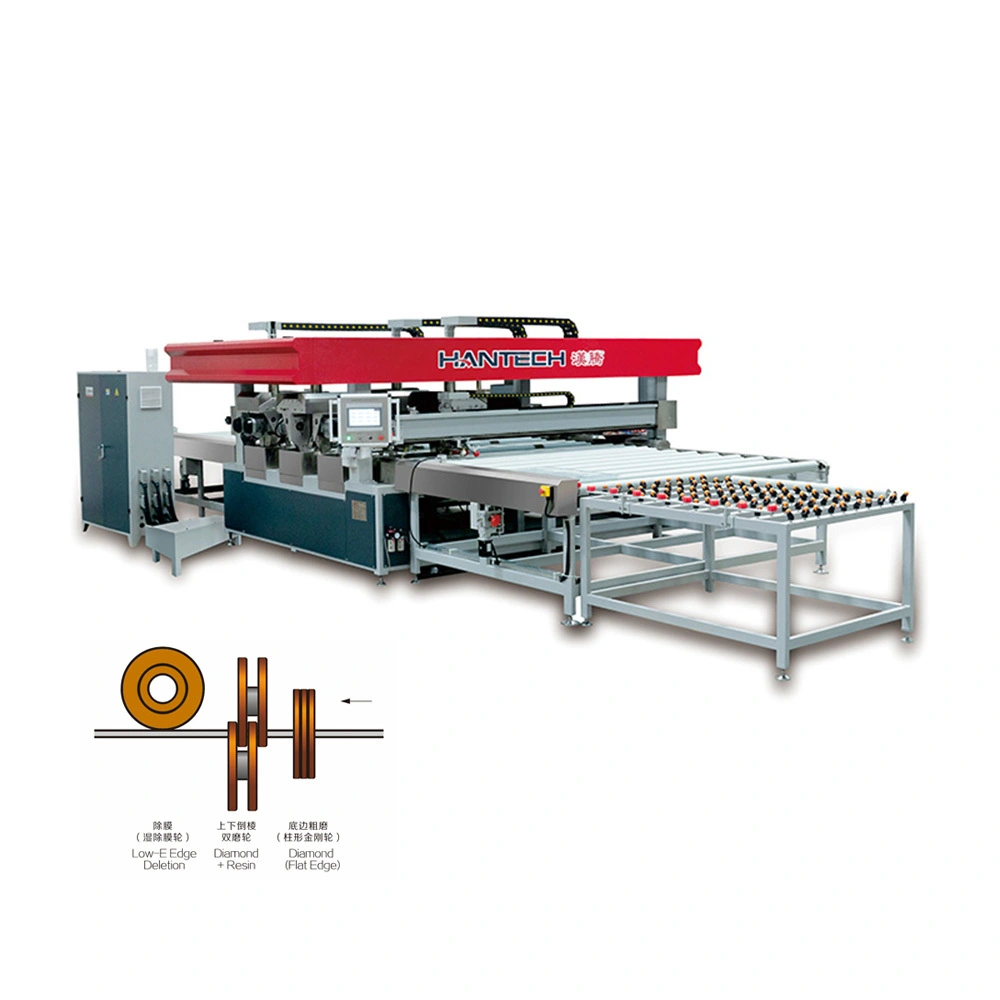 Glass Grinding Machine EA Series-3-in-1 Arrising + Flat Edge Grinding + Low-E Edge Deletion 1