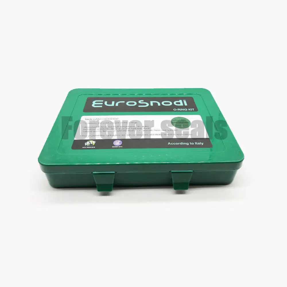 EuroSnodi Green O - Ring Kit – Shore A 90 Hardness Industrial - Grade Sealing Assortment 1