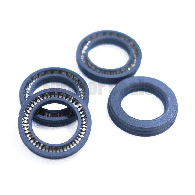 Sellos energizados por resorte de PTFE azul oscuro 2