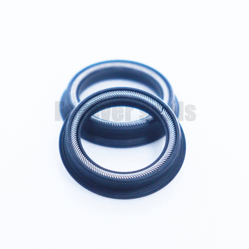 Sello de PTFE importado con resorte energizado, modelo TVM, azul oscuro 1
