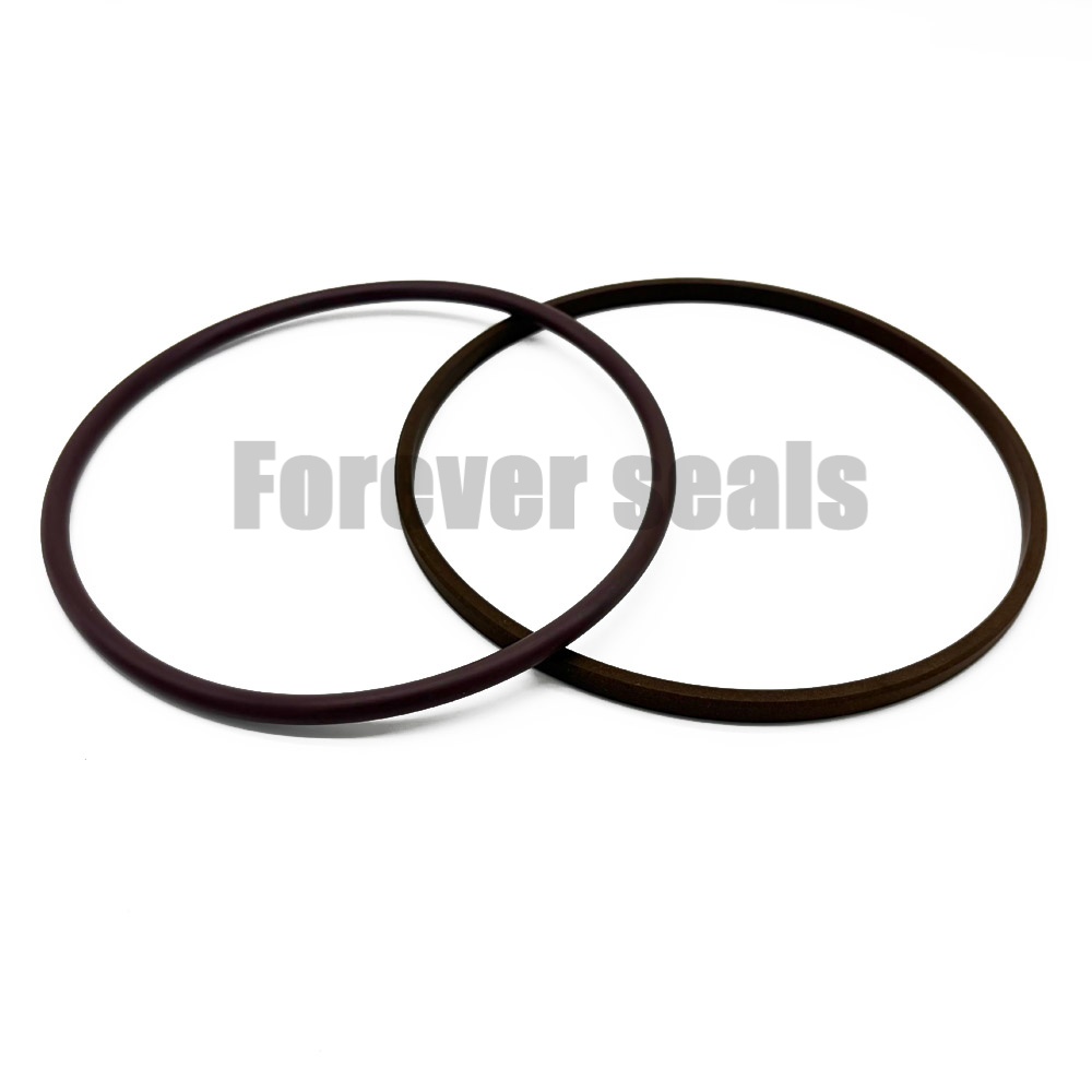 GSF Glyd Ring Brown Sello de pistón de alta presión PTFE NBR FKM 180X159X8.1 4