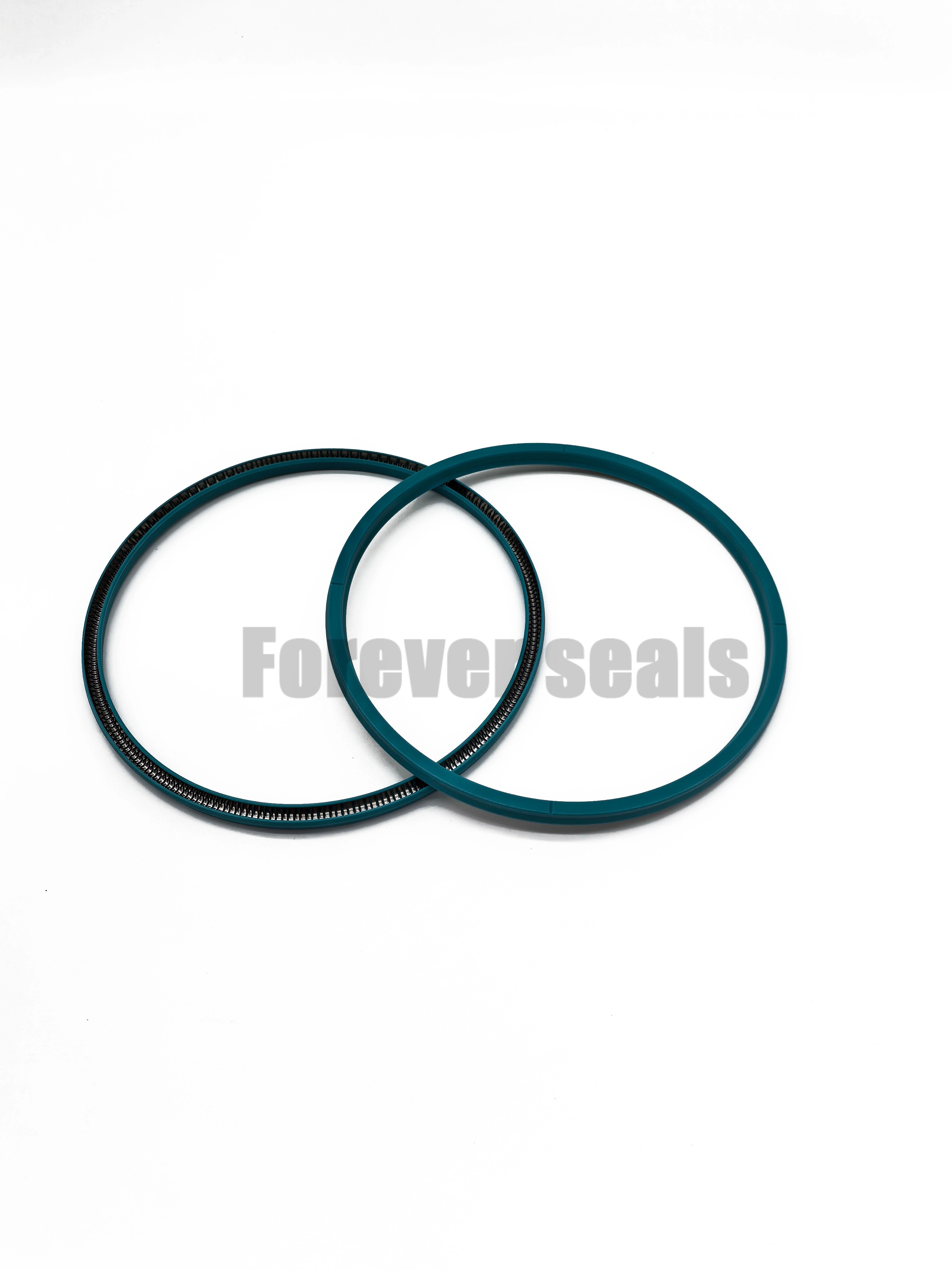 Blue Modified PTFE Spring Energized Seal 1