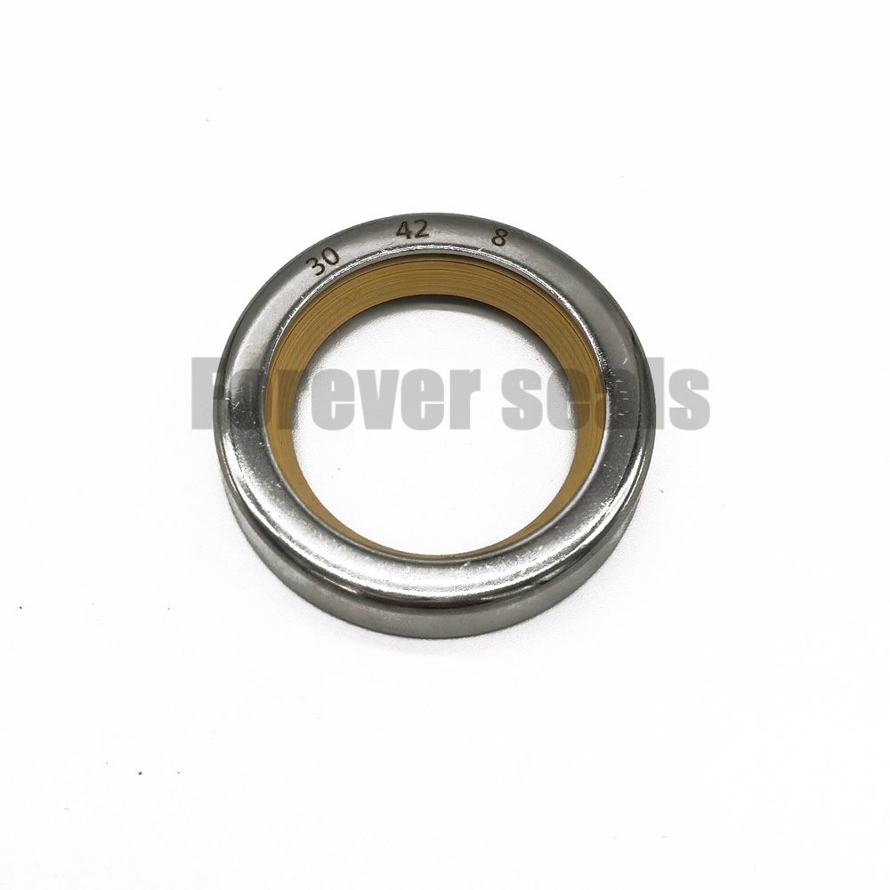 Sello de aceite de acero inoxidable PTFE-PI para eje mecánico de maquinaria pesada 1