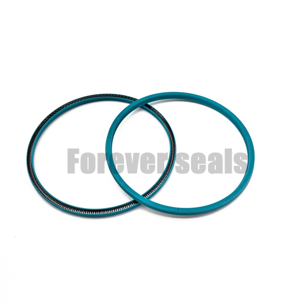 Blue Modified PTFE Spring Energized Seal 1