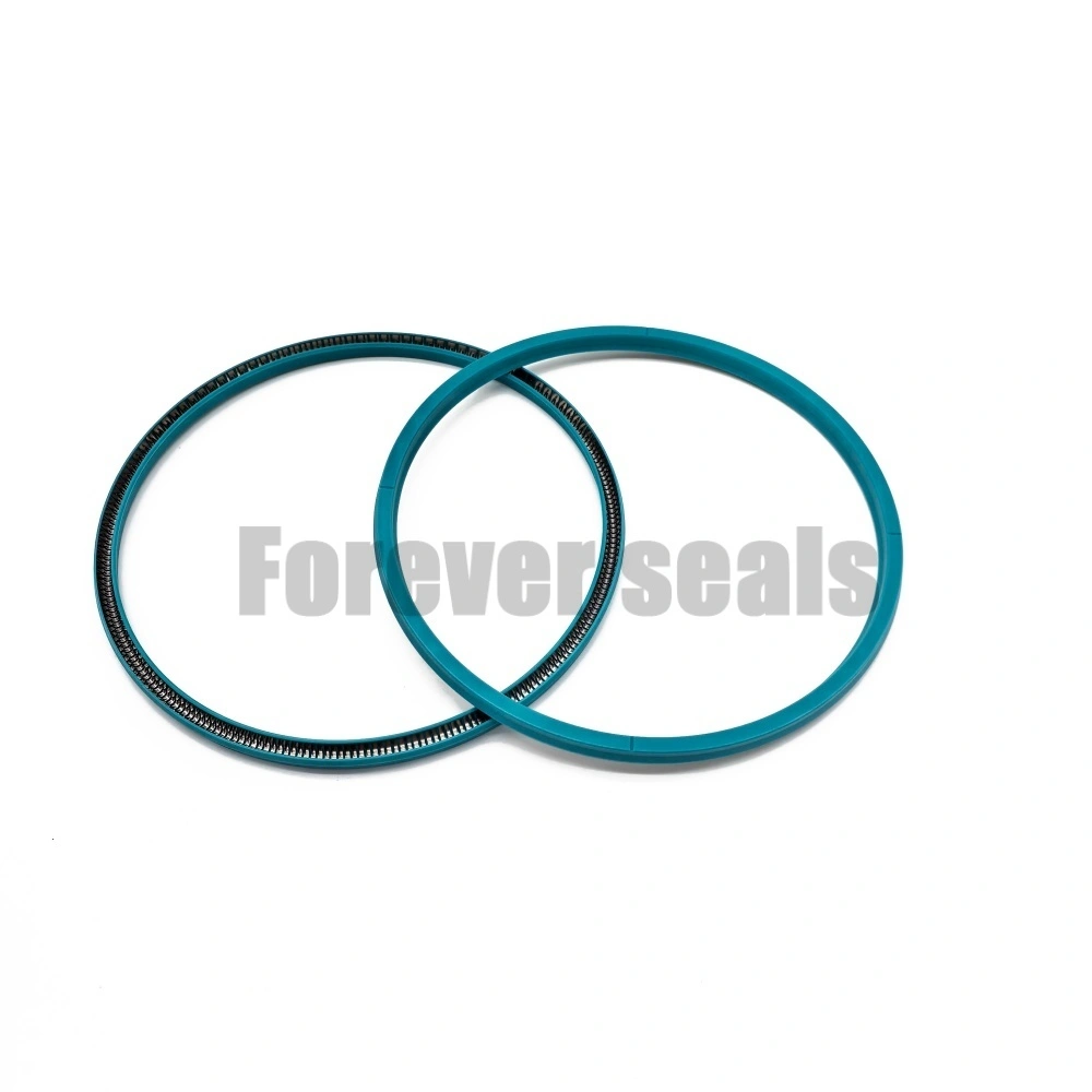 Blue Modified PTFE Spring Energized Seal 1