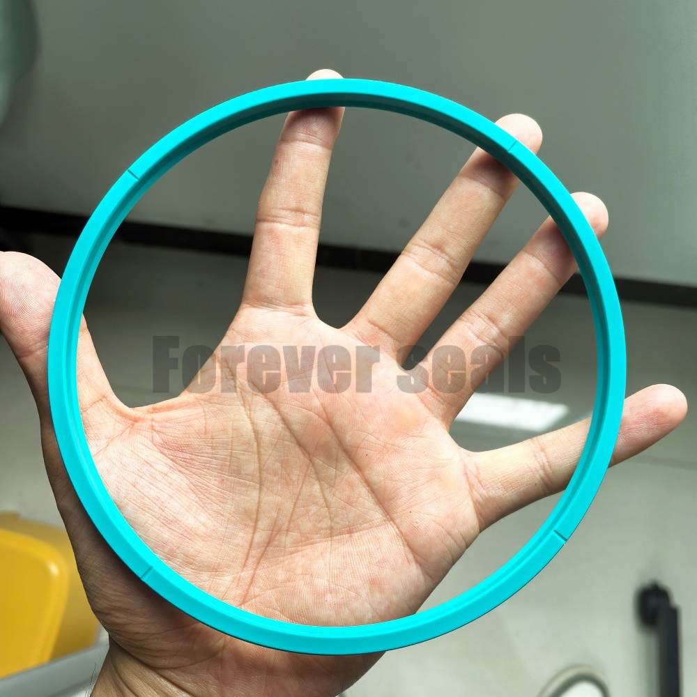 Blue Modified PTFE Spring Energized Seal 5