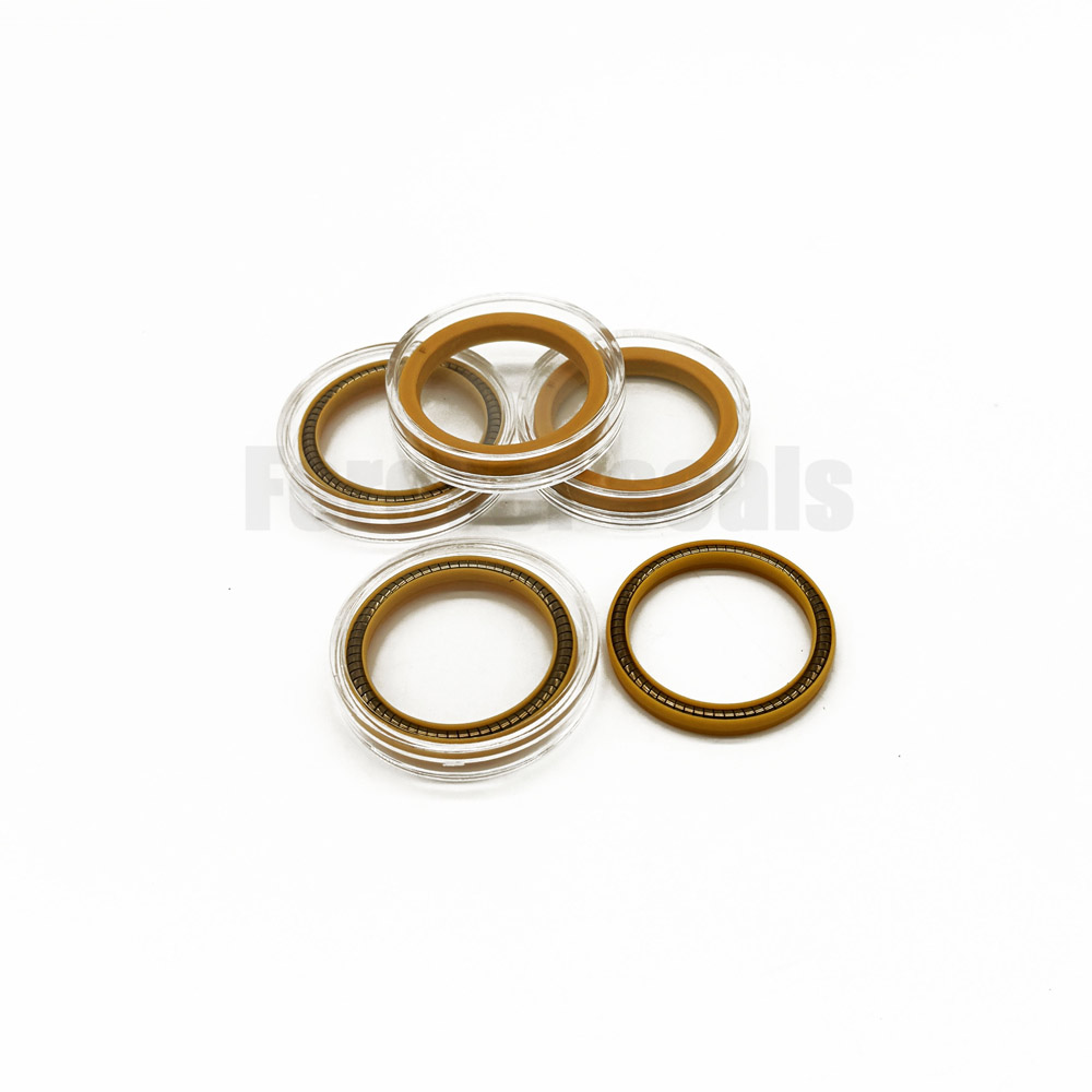 Anillo de sellado y junta tórica de PTFE con resorte, resistente al metano y al GNL. 6