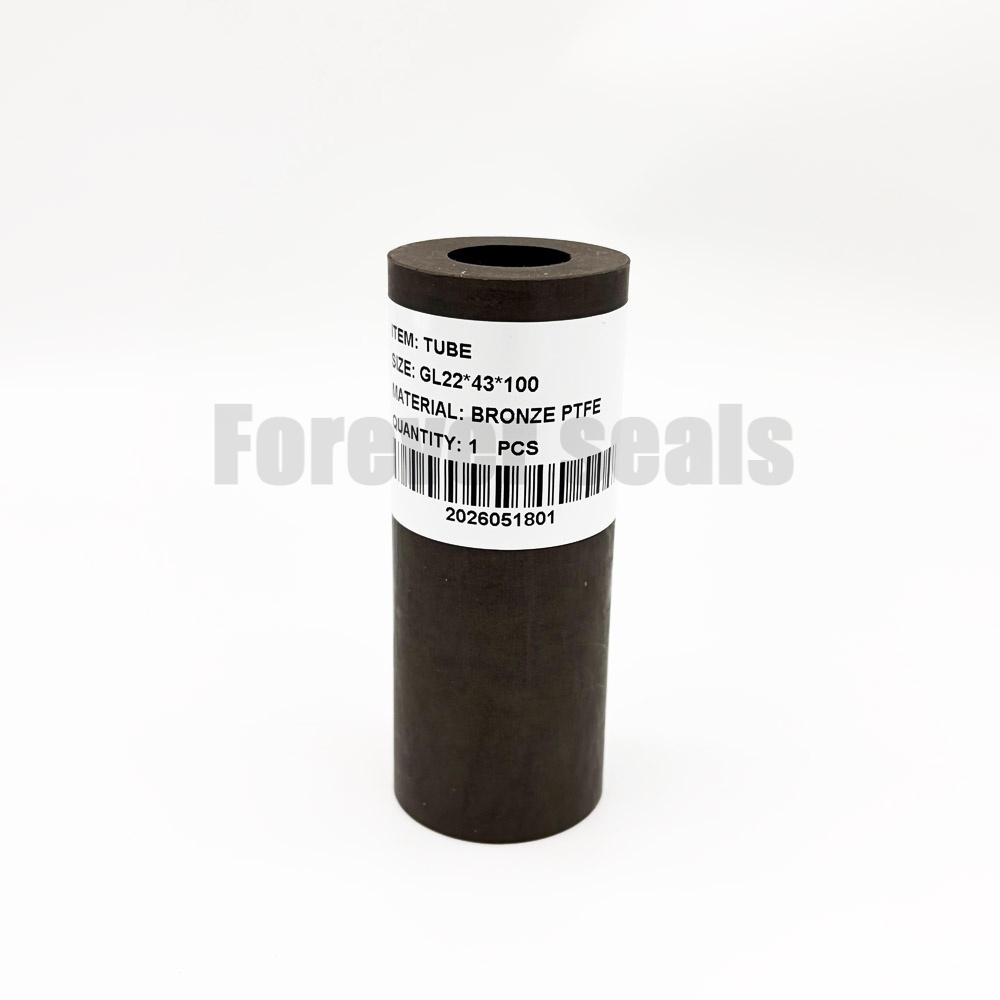 Tubo semiacabado de PTFE relleno de bronce 1