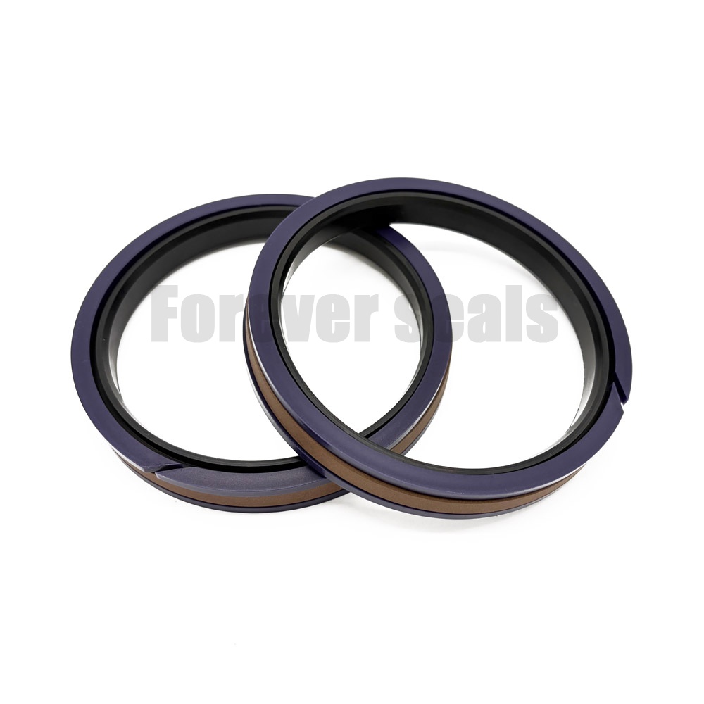 Sello combinado SPGW CT de alta resistencia con tapa, tamaño métrico y en pulgadas para cilindro de excavadora 4