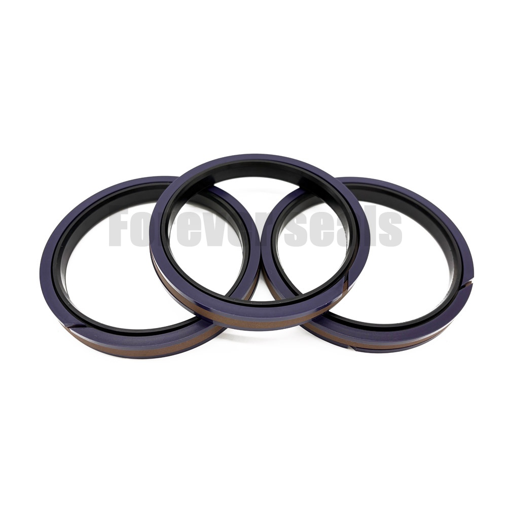 Sello combinado SPGW CT de alta resistencia con tapa, tamaño métrico y en pulgadas para cilindro de excavadora 7
