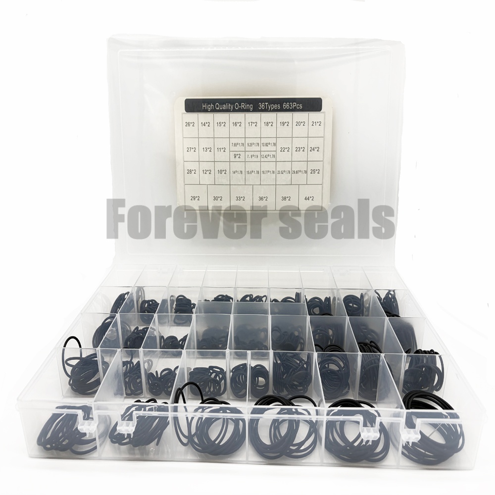 OR-KIT006 Kit de juntas tóricas NBR90 – 663 piezas para el mercado de repuestos de excavadoras 3