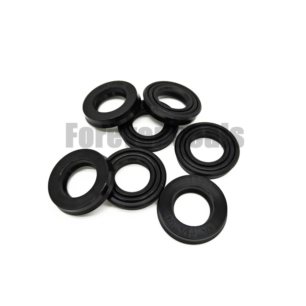O-Ring Loaded U-Cup Seal – Black PU 85 Shore A 1