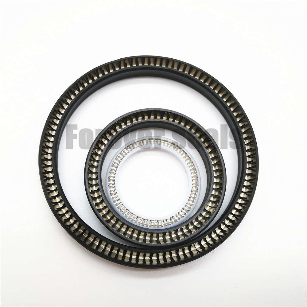 Stainless steel V type spring energized seal variseal 3