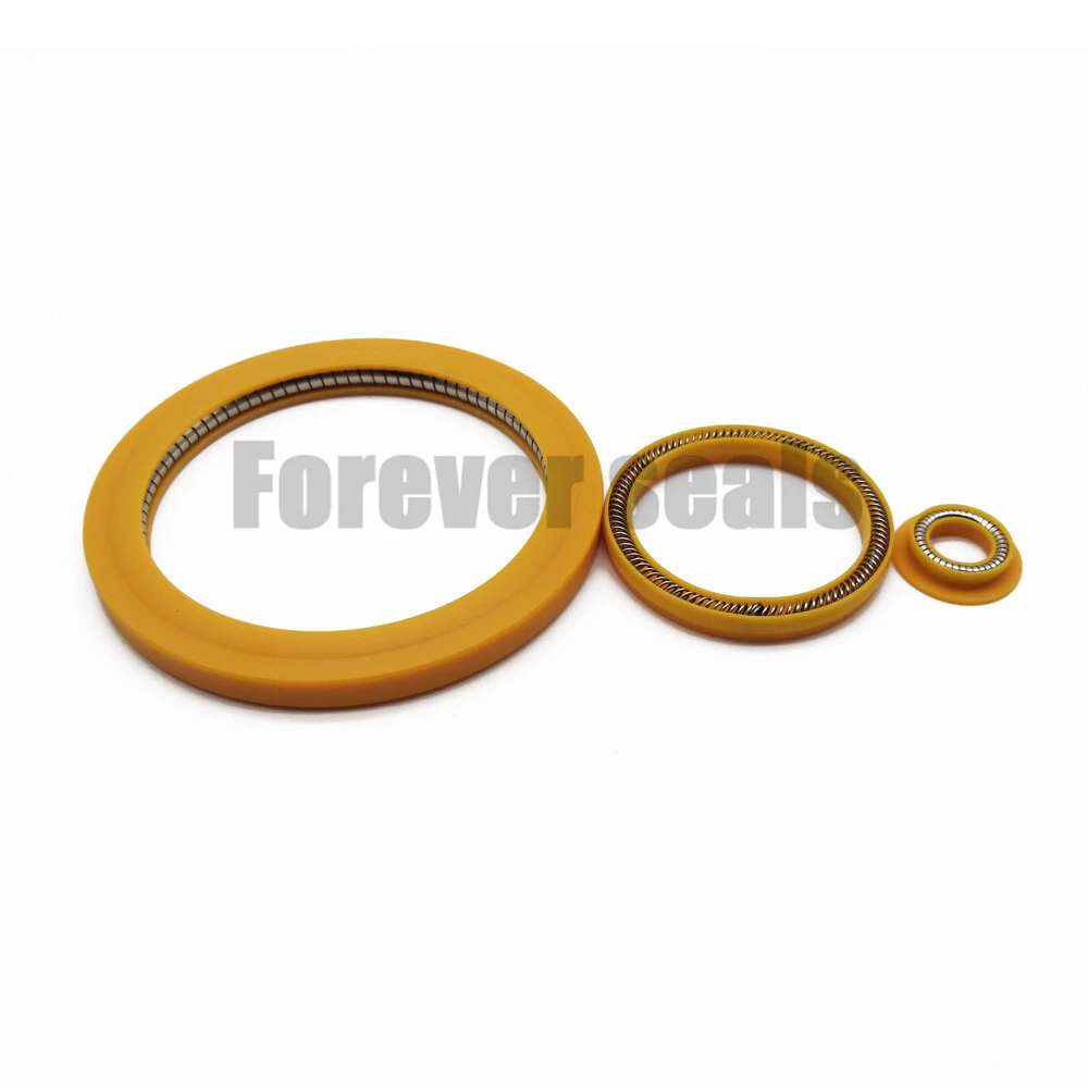 Low temperaturer resistance UHMWPE UPE Spring energized seals for LNG dispenser 1