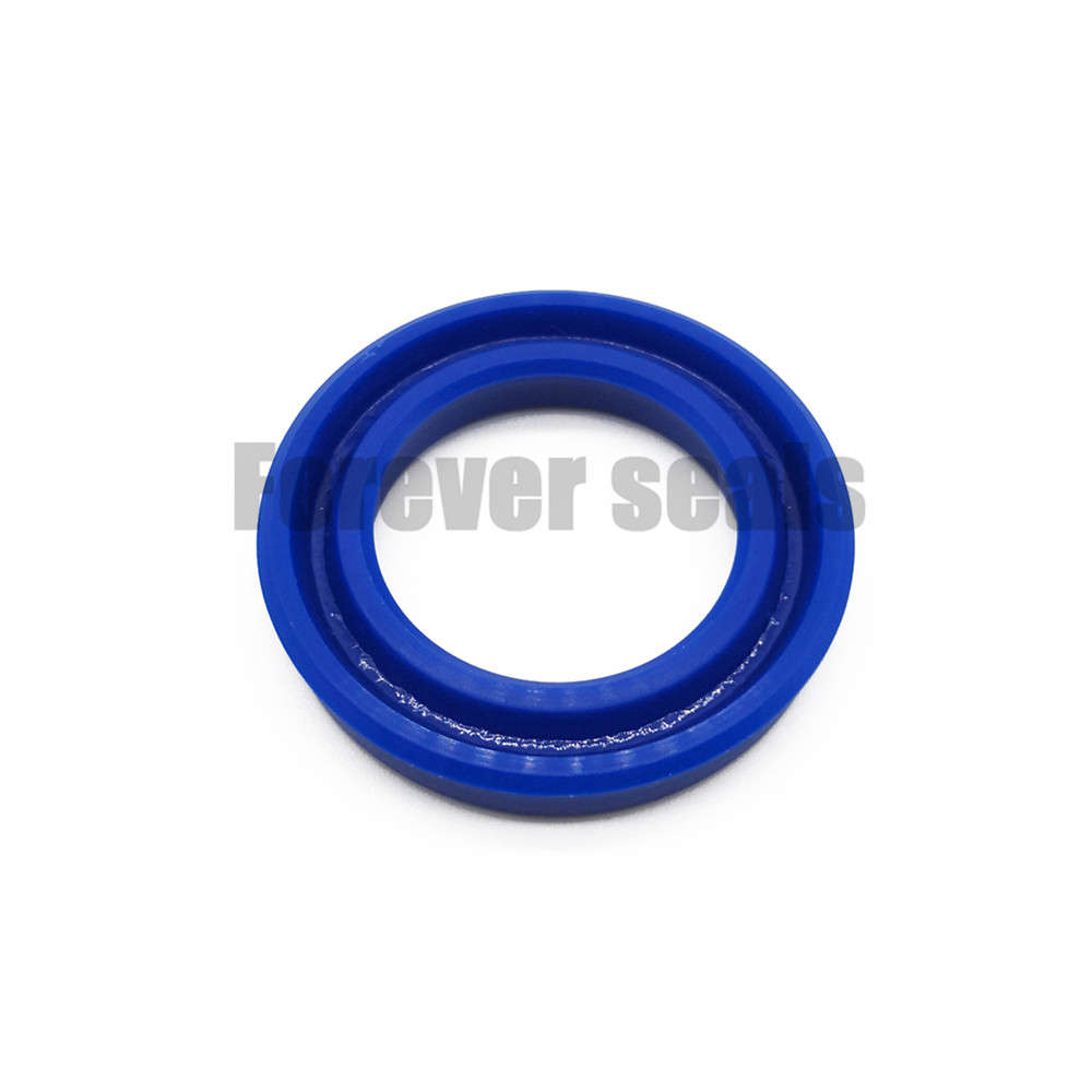 Juntas de pistón y vástago de pistón en PU UNS de color azul 2