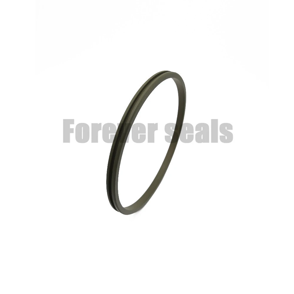 Hydraulic bronze PTFE NBR piston AQ seal with an X-ring 1