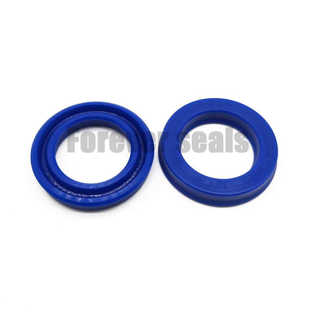 Juntas de pistón y vástago de pistón en PU UNS de color azul 4