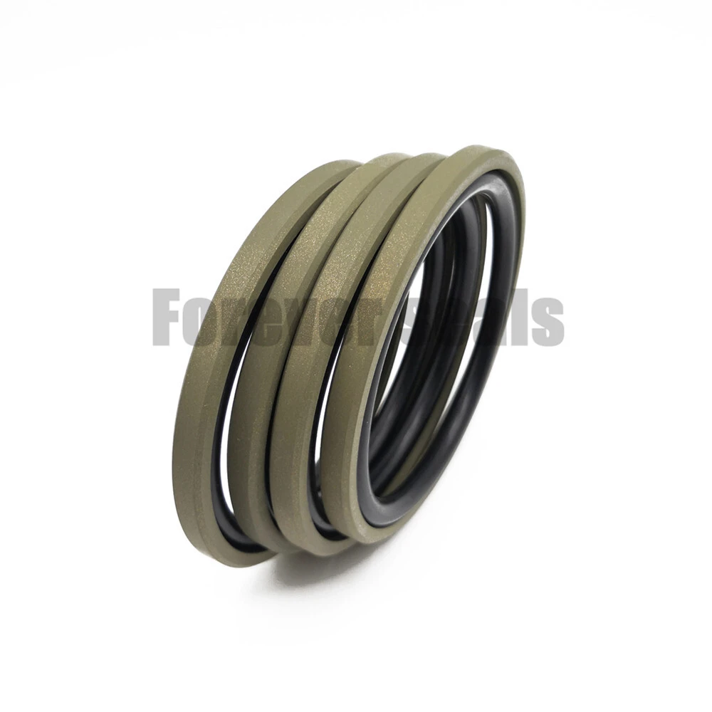 Hydraulic cylinder bronze PTFE piston seal glyd ring GSF 1