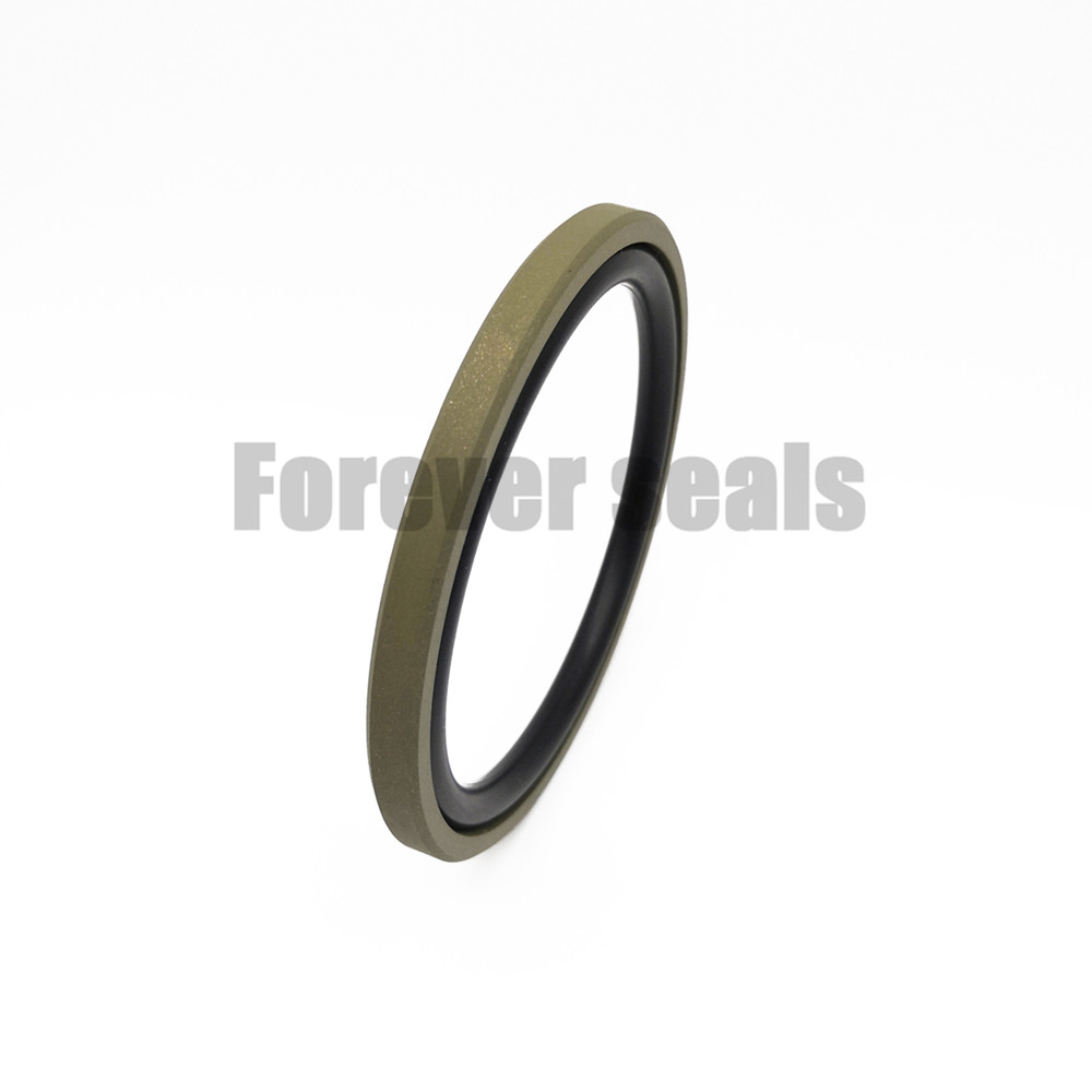 Junta de pistón de PTFE de bronce para cilindro hidráulico, anillo Glyd GSF 4