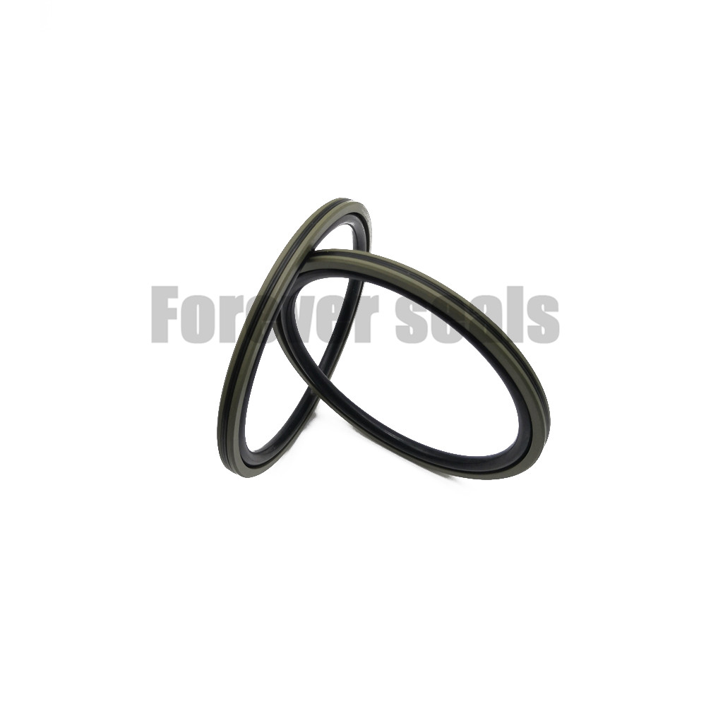 Hydraulic bronze PTFE NBR piston AQ seal with an X-ring 4