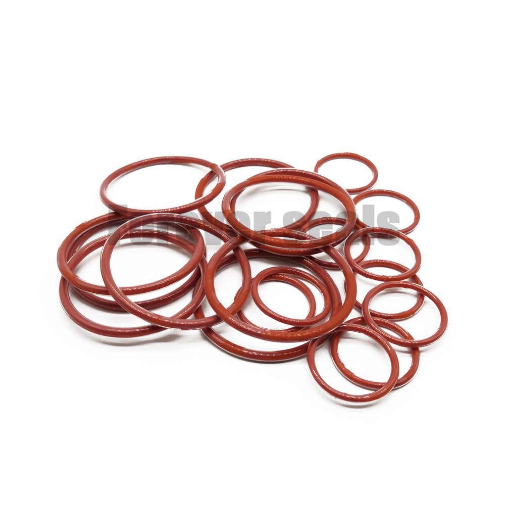 Ptfe teflon encapsuladas juntas tóricas de silicona 5