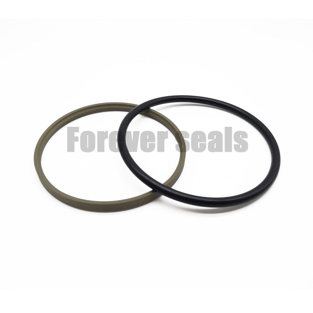 Hydraulic cylinder bronze PTFE rod buffer step seals GSJ 3