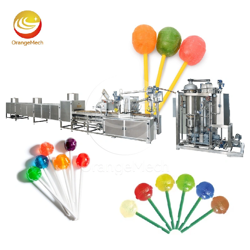 Lollipop Production Line Precise Temperature Control 40-150Kg/h 0.3-0.5MPa for Candy Manufacturing Plant 1