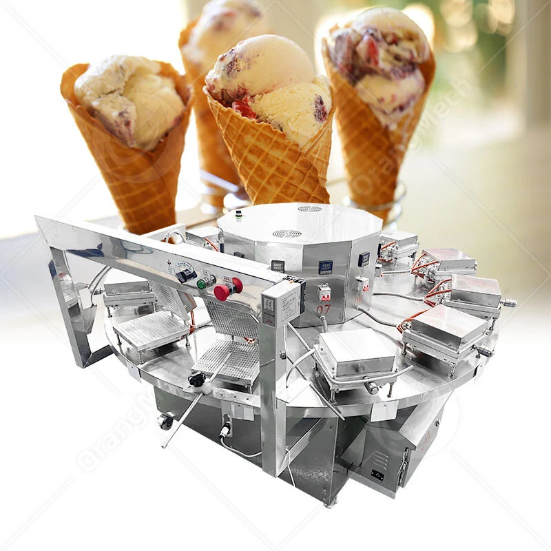 Lightweight and Easy to Disassemble and Wash Waffle Cone Roller for Ice Cream Production 1