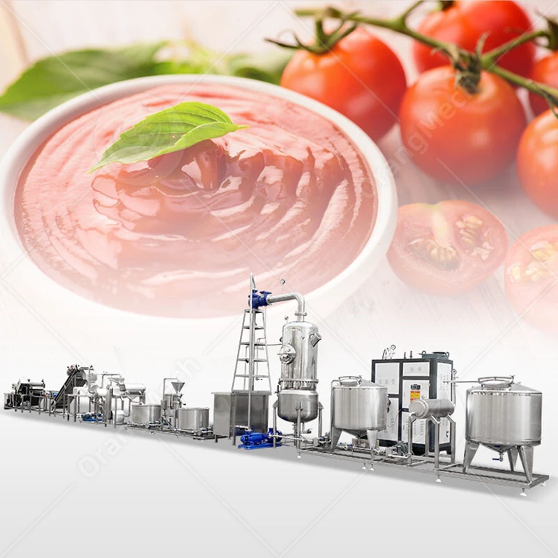 500Kg/h Small Scale Tomato Processing Machine Fully Automatic 1