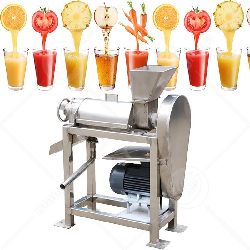 Exprimidor industrial de funcionamiento eficiente y continuo para la industria de jugos 1
